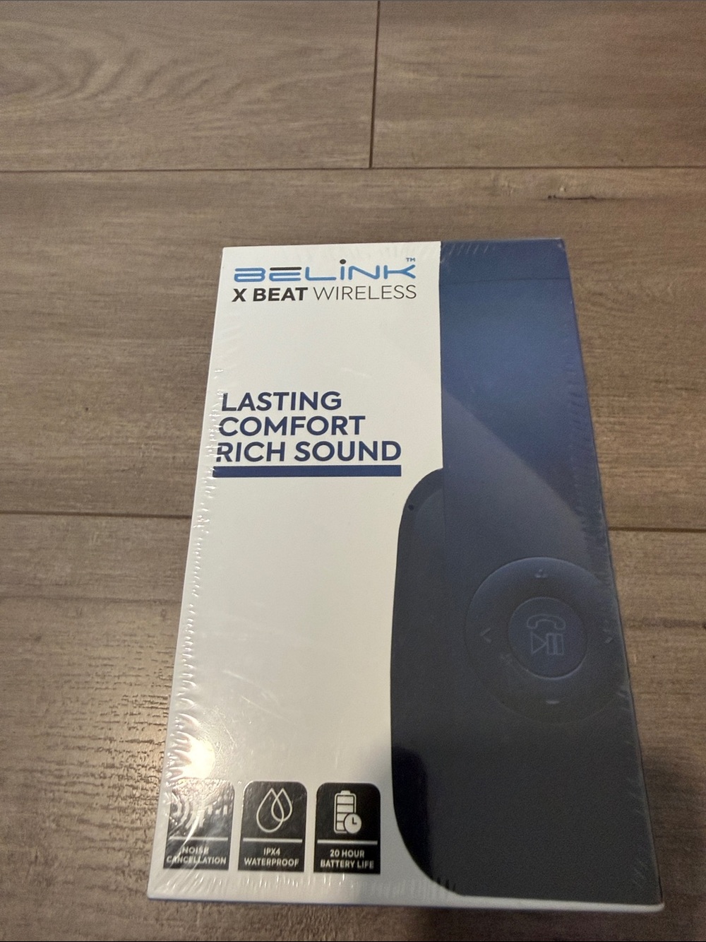 X Beat Wireless Foldable Headphones - Blue